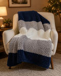 Chunky Knit Blanket – New York Yankees