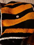 Chunky Knit Blanket – Pittsburgh Steelers